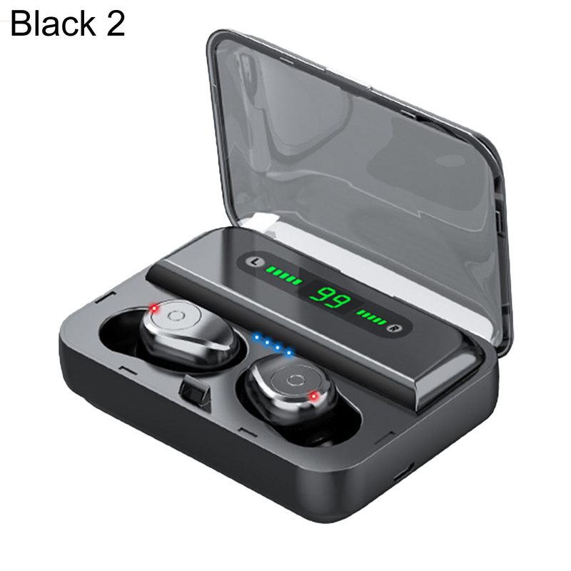 1 Ställ HiFi-ljud Bluetooth-kompatibla hörlurar Bekväma PC Laddningsbox Trådlösa hörlurar för företag_voghion.com