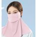 Sun Mask With Drinkable Water Pocket, 2025 New Full Face UV Protection Neck Guard, Breathable Open Mouth Sunshade For_voghion.com