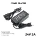 DC 24V 2A US/EU/UK/AU Plug Charger Universal AC100-240V To DC 24V 2A Power Supply Adapter Converter Module Stable High Power_voghion.com