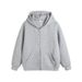 Herren Fleece Zip-Up Hoodie – Streetwear Essential mit silbernem Reißverschluss und überschnittener Schulter (S-XXXL)_voghion.com