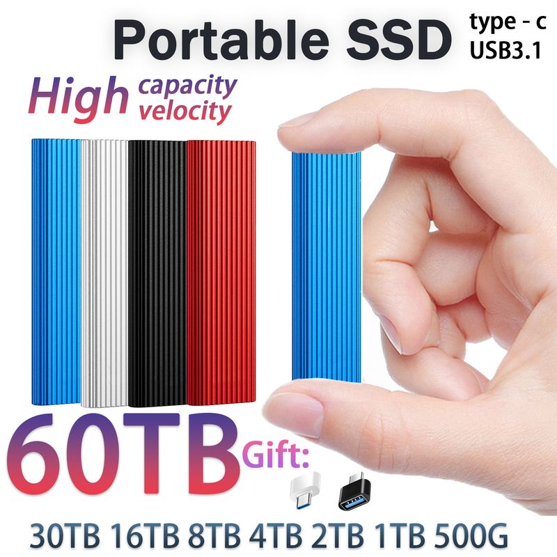 Aggiornamento del disco rigido portatile Wave da 16 TB, 8 TB, 1 TB, 2 TB e 4 TB SSD a stato solido mini_voghion.com