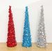 Christmas 150cm folding tree solid color folding decoration tree retractable folding PVC Christmas tree fur strips tree_voghion.com