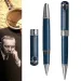 Limited Sir Arthur Conan Doyle Rollerball Pen Blauw en Zwart Metalen Balpen Detective Design Kantoor Schrijf Vulpennen Met Serienummer_voghion.com
