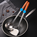 for Daily Use, Extended Handle, Chef's Kitchen Special Glossy Spatula, Stirring Shovel, Steel Colander Sp, Cooking_voghion.com