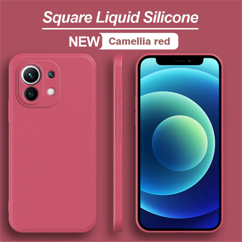 Luxury Original Liquid Silicon Case For Xiaomi Mi 12 12X 11 11T 10 T Lite Redmi Note 11 10T 9 9S Pro Poco X3 F3 M4 5G So_voghion.com