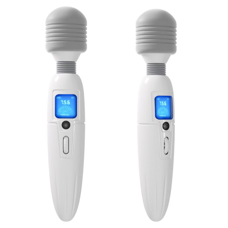 Sexprodukter MizzZee Stick Vibréierend Grousskopf Multiple Spillmethoden Weiblich Apparat LCD Bildschierm Virspill Flirt Masturbatioun_voghion.com