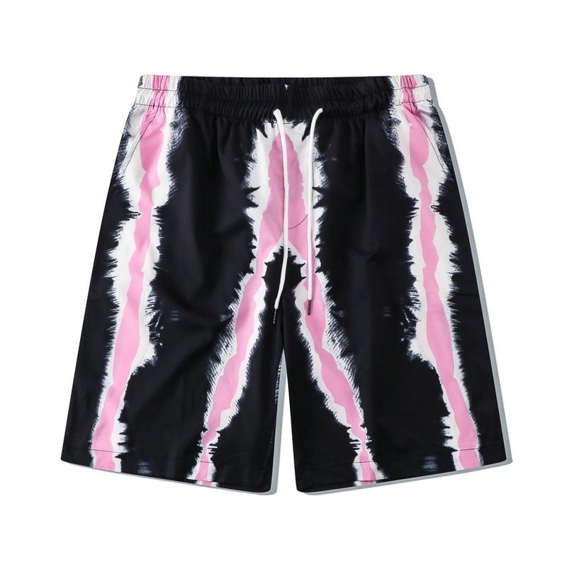 Men's Clothing Trendy Casual Shirt Suit High Street Digital Printed Butterfly Loose Short Sleeved Shirt Suit Shorts Men_voghion.com