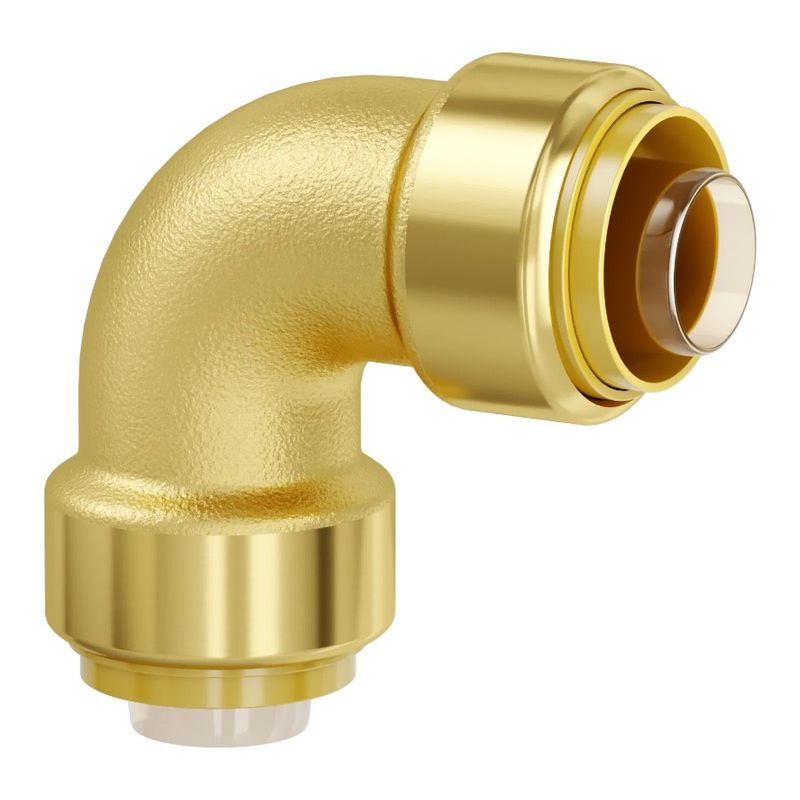 Push-Fit Elbow Fittings Pipe 2 Air 12PCS Pipe 1 System Fittings Brass For_voghion.com