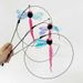 Extra Long Big Eyes Dragonfly Caterpillar Tail Wand Cat Teaser Rod Sound Toy_voghion.com