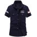 Unbeatable Quality 2024 Summer Short Workwear Plus Size Half Sleeved Military Uniform Shirt Men's Style_voghion.com