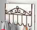 No-Drill Wall-Mounted Rack Door Wall Hanger No-Trace Clothes Hat Hook_voghion.com