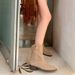 Korean Pointed Toe Chunky Heel Western Cowboy Women's New Autumn Versatile British Style Short Martin Boots_voghion.com