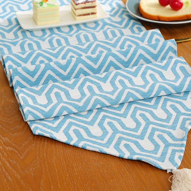 Table Flag Zen Tea Ceremony Warp Knitted Cotton And Linen Tea Mat Linen Tea Table Fabric Decoration Table Flag_voghion.com