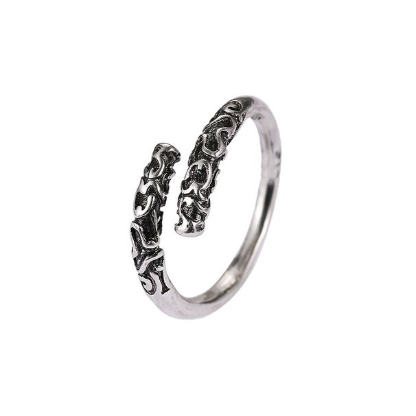 Qingwen Jewelry Great Sage Return Sun Wukong Golden Cudgel Ring Creative Retro Couple's Open Ring_voghion.com