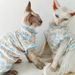 Hot Sale Summer Japanese And Korean INS Hairless Cat German Ragdoll Same Style Pet Clothes_voghion.com