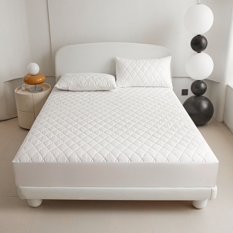 Waterproof And Urine Proof Mattress Cover Single Piece Quilted Thickened Simmons Mattress Protector Dustproof Bed Sheet Bedspread Bed Cover_voghion.com