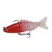 Lure Bait New Style Lead Soft Body Multi Eight Section Fish 9cm17.5g Simulation Silikona Fish Bait Makšķerēšanas rīki Produkti_voghion.com
