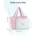 Women Tote Lightweight Puffy Handbag Beach Gym Store Portable Travel Work Computer Bag_voghion.com