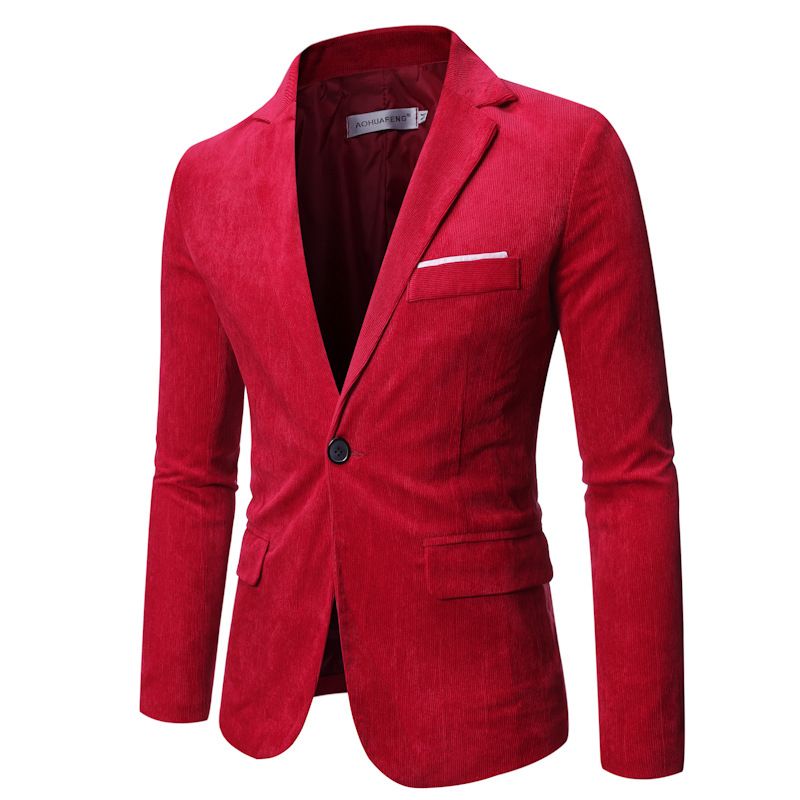 Menns ny liten dresskåpe Mote Uformell Business Profesjonell dressfrakk_voghion.com