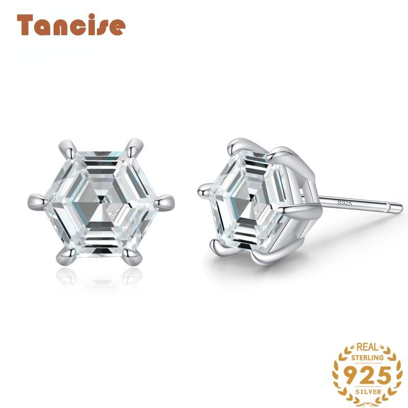 Tancise Sëlwer Zirkon Ouerréng Drop Ouerréng Fir Fraen Hochzäitsfeier Kaddoen_voghion.com
