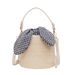 Nischendesigner für Frauen 2024 Neue Mini-Eimer-Stroh gewebte Schulter-Crossbody-Handtasche Strandtasche_voghion.com