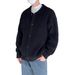 Turn-down Collar Knitted For Men, Spring And Autumn New Casual Versatile Loose American Style Trendy Cardigan Long_voghion.com