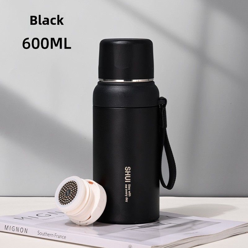 New 304 stainless steel thermos cup portable business water cup lettering high value with handle sports water cup wholesale_voghion.com