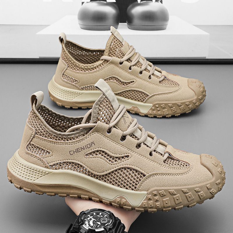 Men's Safety Mesh Lightweight Summer Breathable Odor-resistant Non-slip Wear-resistant Casual Sports Shoes For Men_voghion.com