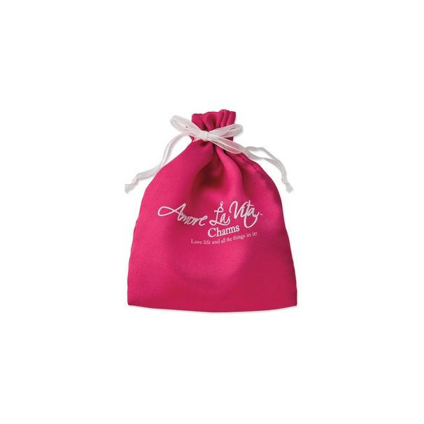 Amore La Vita Package Of 10, 4 X 5 Pink Satin Pouches_voghion.com