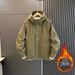 Spring And Autumn Jacket Windbreaker Hooded Fashion New Casual Versatile Loose Workwear Trend_voghion.com
