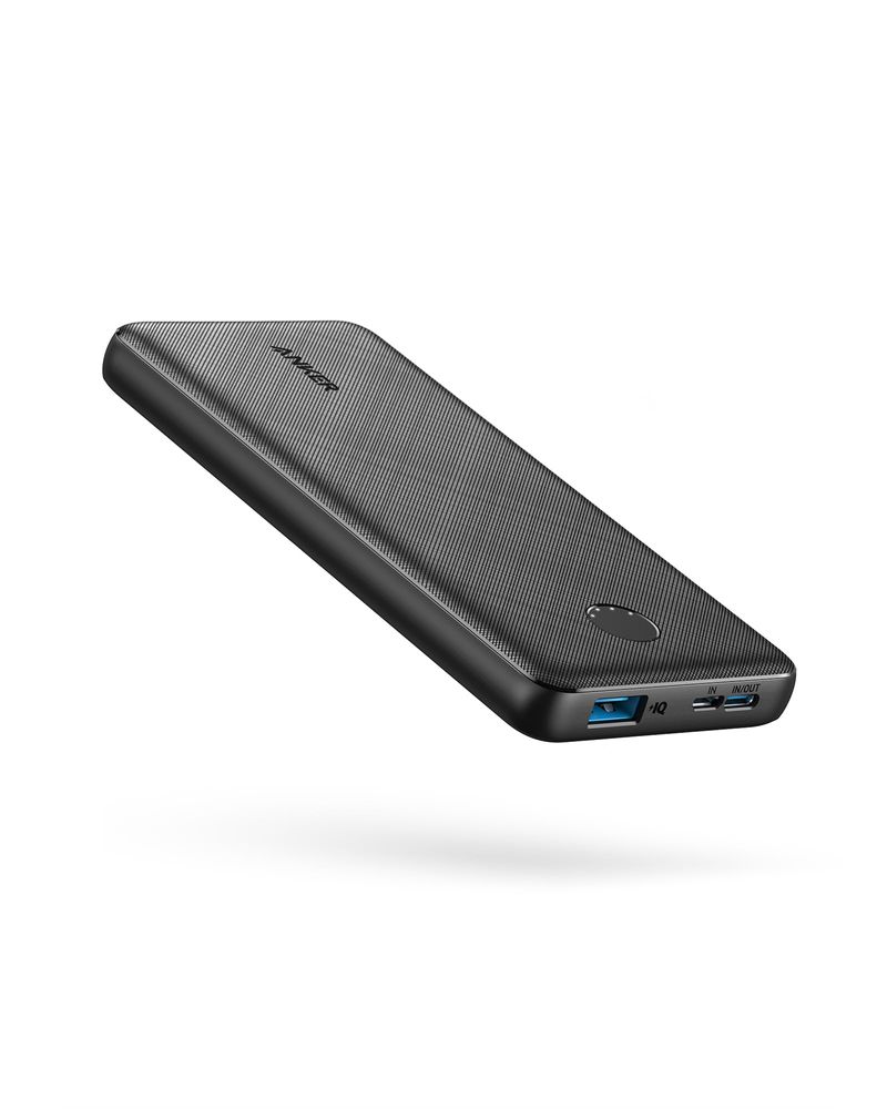 Banco de energía Anker (PowerCore 10K), batería compacta de 10 000 mAh, ideal para viajes, con tecnología de carga PowerIQ y carga de alta velocidad de 5 V/3 A._voghion.com