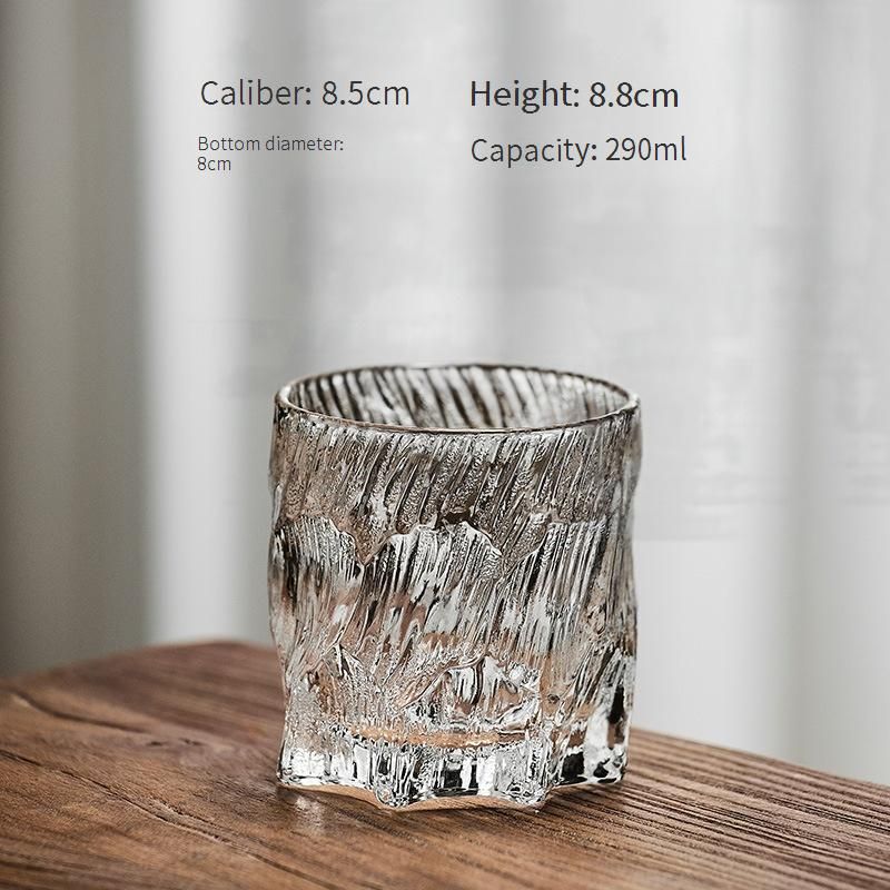 Whiskey Glasses - Premium Hand-Blown Crystal Tumbler For Scotch Bourbon & Cocktails (Thick-Base Ice Grip Design 10oz Capacity Elegant Barware)​​_voghion.com