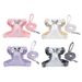 New Small Easy Walking Metal Bow Dog Leash Exquisite Pet Harness_voghion.com
