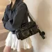 Free Shipping Designer Niche Multi Pocket Motorcycle Women's 2025 New Single Shoulder Armpit Tongqin Crossbody Bowling_voghion.com