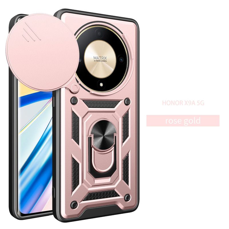 Magnetic Rotating Stand Case For Huawei Pura 70 Ultra & Mate 60 Pro - Shockproof Y9 Push Window Phone Cover With 360° Adjustable Holder​​_voghion.com
