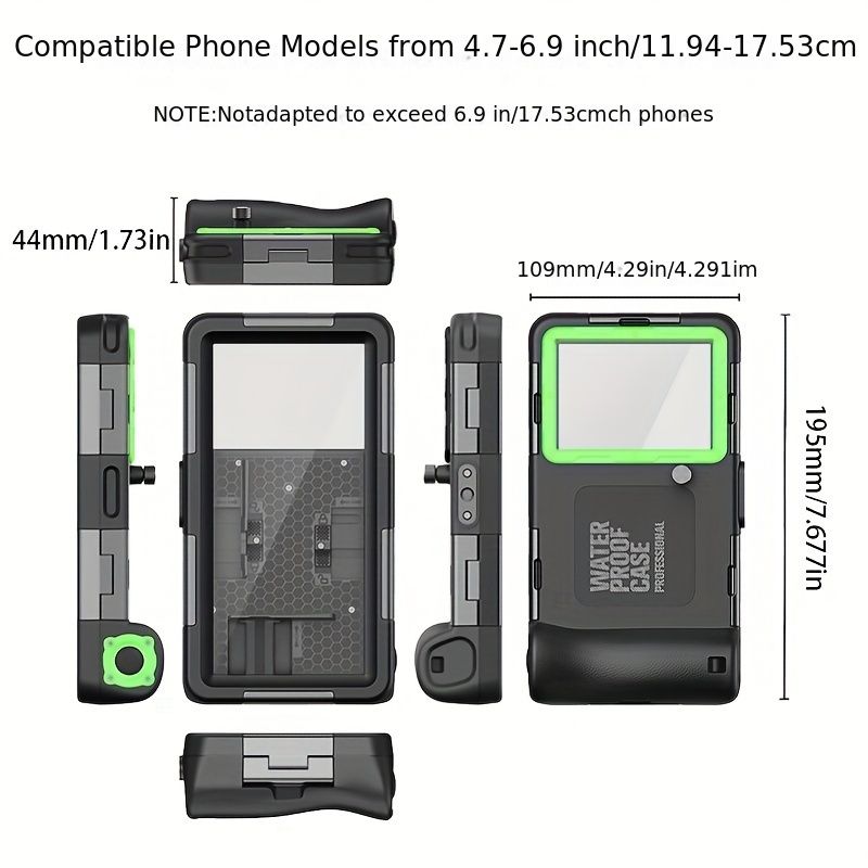 Snorkeling subacqueo, immersioni subacquee, immersioni subacquee professionali IP68 per 15 14 13 12 11 Pro Max Plus XS XR Galaxy S24/S23/S22/S21_voghion.com