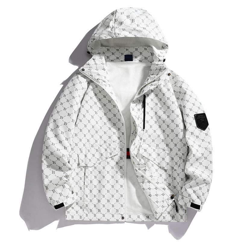2023 neue Jacke Herrenmode Winddicht Sport Jacke Lose Kapuzenjacke Trendy Vielseitige Jacke Großhandel_voghion.com
