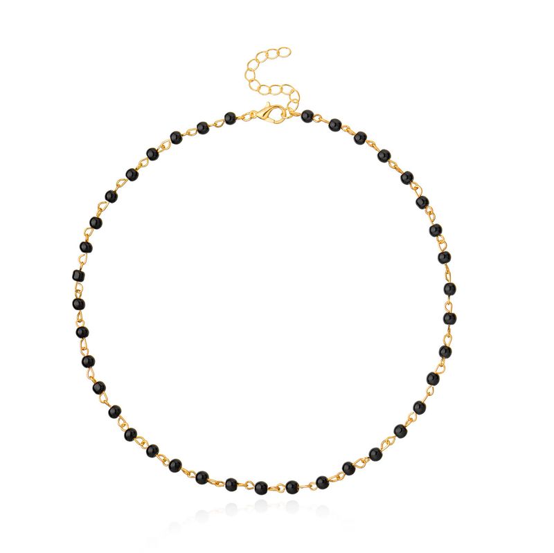 Accessori perline semplici personalizzati moda catena clavicola collana da donna a croce_voghion.com