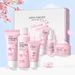 LAIKOU Cherry Blossom Skin Care Six Piece Set Cleansing Essence Eye Cream Κρέμα Προσώπου Toner Αντηλιακό_voghion.com
