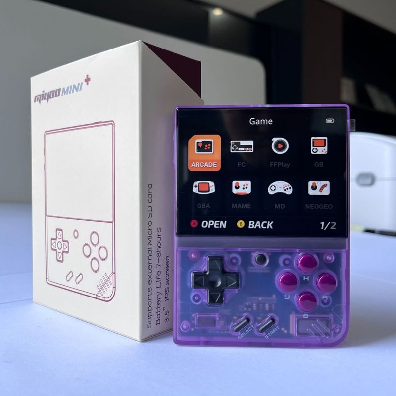 Miyoo Mini Plus+ Open Source Portable GBA PS1 Handheld Game Console_voghion.com