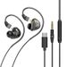 New Wired Earphones In-ear Suitable Huawei|For Apple|Universal Heavy Bass TYPE-C/3.5M For Mobile Phones_voghion.com