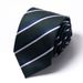 Men's Tie Business Formal Tie Polyester Groom Wedding Celebration Stripe 8CM Tie Wholesale In Stock_voghion.com