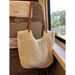 2025 New Women's Woven Large Capacity High Appearance Travel Beach Vacation Tote Bag_voghion.com
