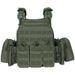 Quick-Release Tactical Vest – Laser-Cut MOLLE-Compatible Military Chest Rig (One Size, 6 Colors)_voghion.com