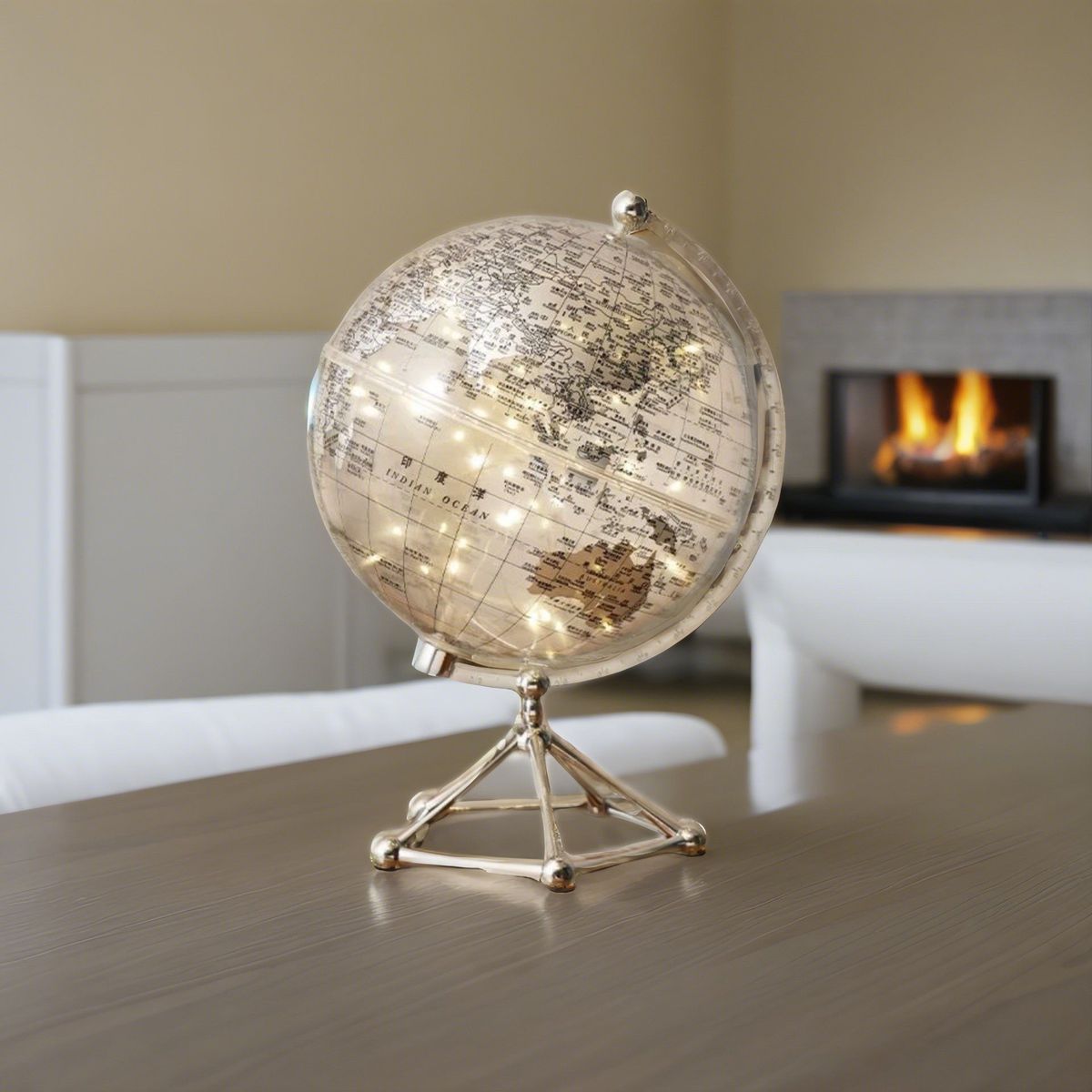 Segelglobus-Ornament für Wohnzimmer, Eingangsbereich, Arbeitszimmer, Büroschreibtisch, schlichte Luxus-Weinkabine, Heimdekoration_voghion.com