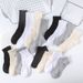 Calzini da basket corti da uomo in cotone pettinato 2025d, alla moda, versatili, a tubo medio, in tinta unita_voghion.com