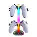 PS5 handle headset VR luminous bracket gamepad bracket RGB light effect PS5 accessories storage PS VR hanger_voghion.com