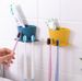 Punch-free Bathroom Wall Hanging Brushing Toothbrush Rack Rack for Face Washing Toothbrush Rack Toothbrush Holdshave Storage Rack_voghion.com