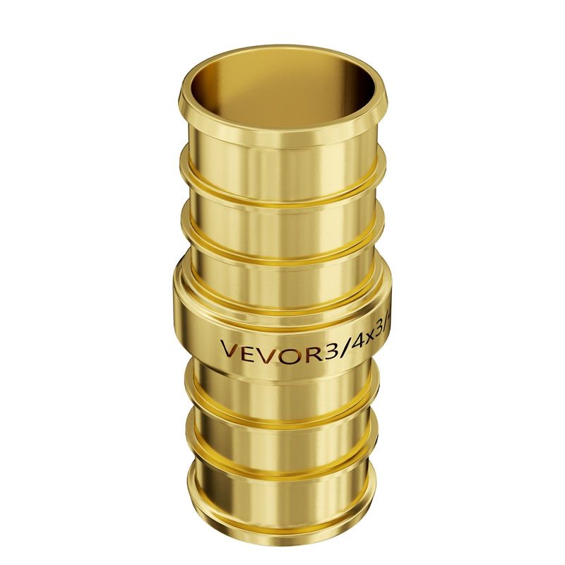 Pipe Fittings 3/4" 50PCS Brass Clamp-style Straight-Through For Air_voghion.com