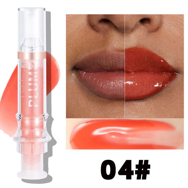 Karsti pārdodams mitrinošs spoguļa lūpu eļļa ūdens gaisma apaļīga lūpu adatas tūbiņa lūpu glazūras grims_voghion.com
